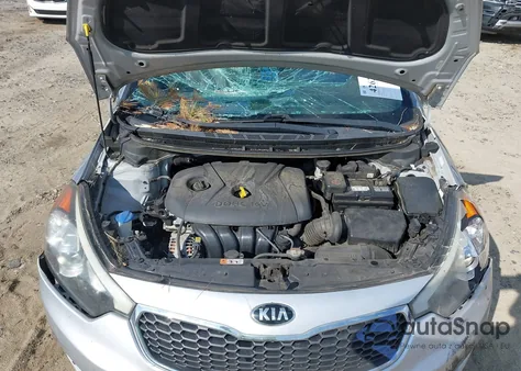 2016 Kia Forte Lx из США, поврежденный, VIN KNAFK4A61G5536450